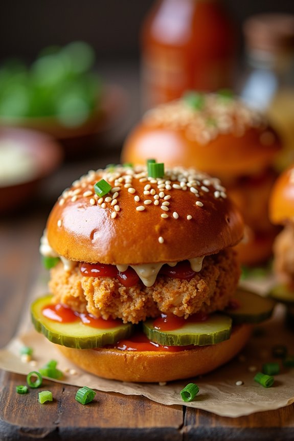 bang bang chicken sliders