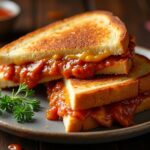 bbq chicken grilled cheese