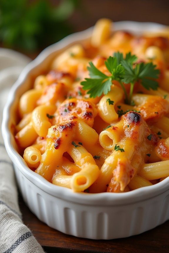 bbq chicken mac and cheese