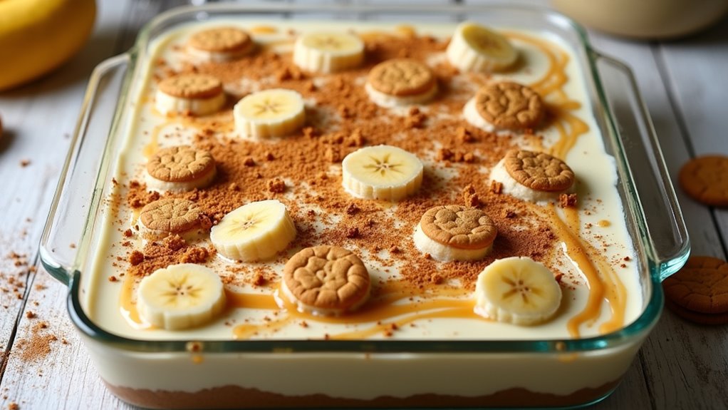 biscoff infused banana pudding
