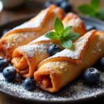 blueberry cream cheese egg rolls
