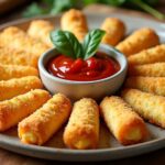 cheesy mozzarella stick delight