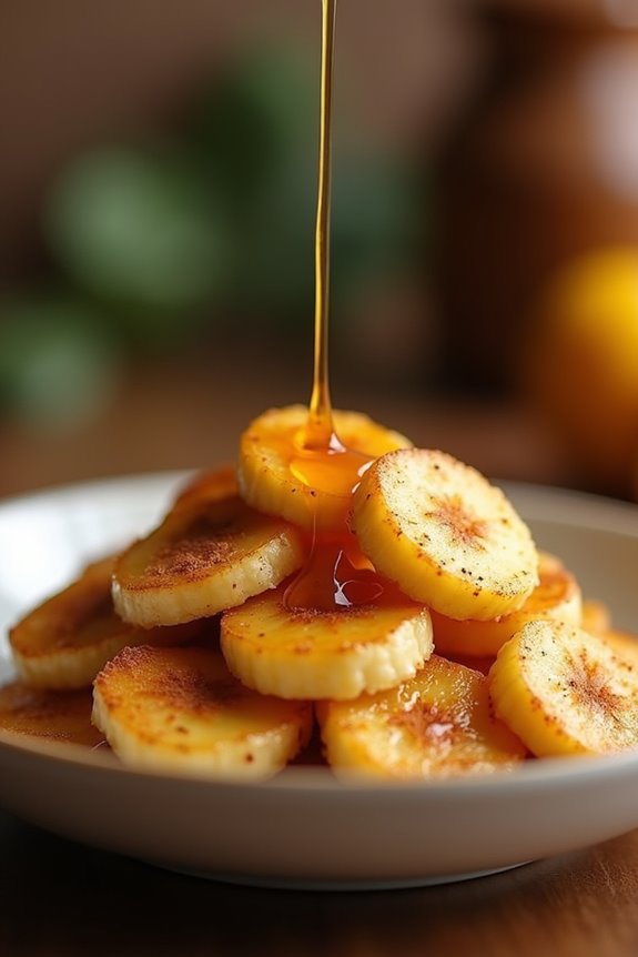 cinnamon caramelized banana delight