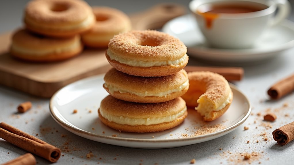 cinnamon cheesecake donut cookies