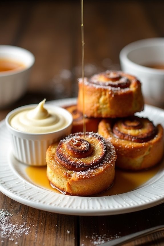 cinnamon roll french toast