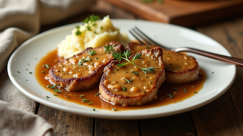 cozy smothered pork chops