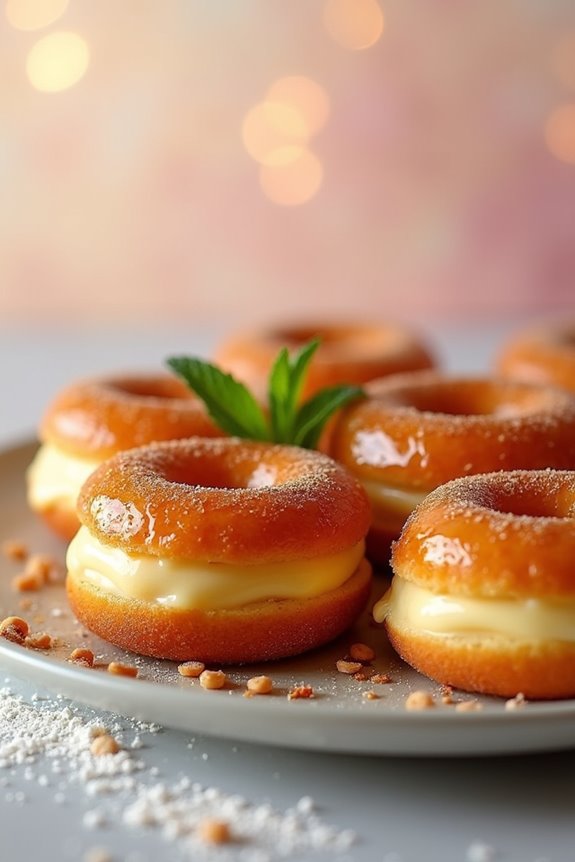 cr me br l e doughnuts recipe