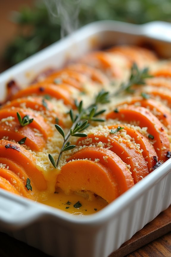 creamy garlic butter bake