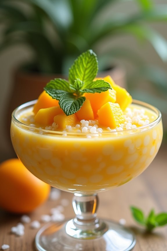 creamy mango sago delight