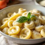 creamy tortellini pasta dish