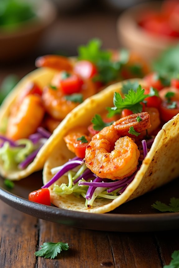 crispy shrimp taco delight