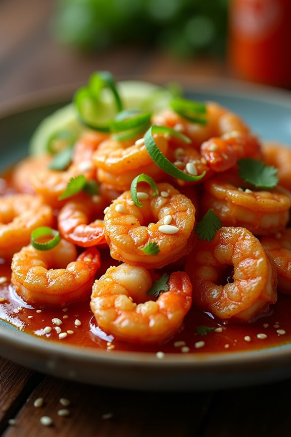 crispy spicy firecracker shrimp