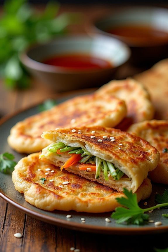 crispy stuffed chinese pancakes