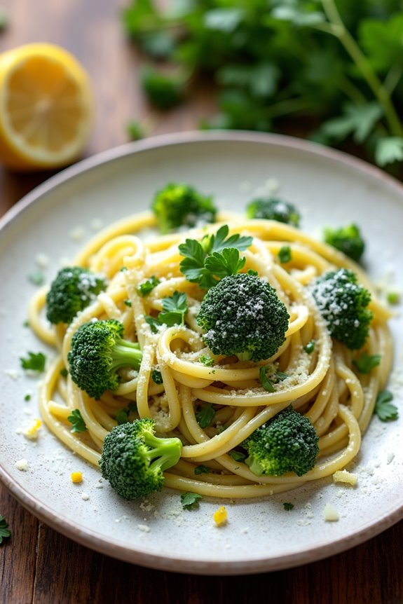 delicious broccoli pasta dish