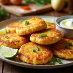 delicious cheesy corn fritters