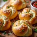delicious garlic infused bread knots
