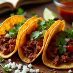 delicious slow cooked birria tacos