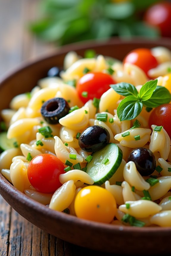 delicious summer pasta salad