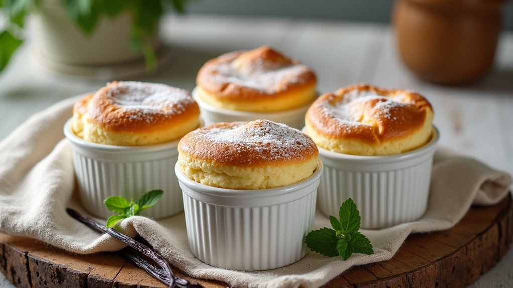 elegant french vanilla souffl