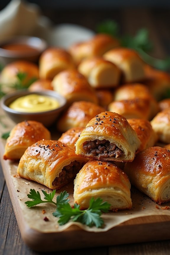 french onion sausage rolls recipe