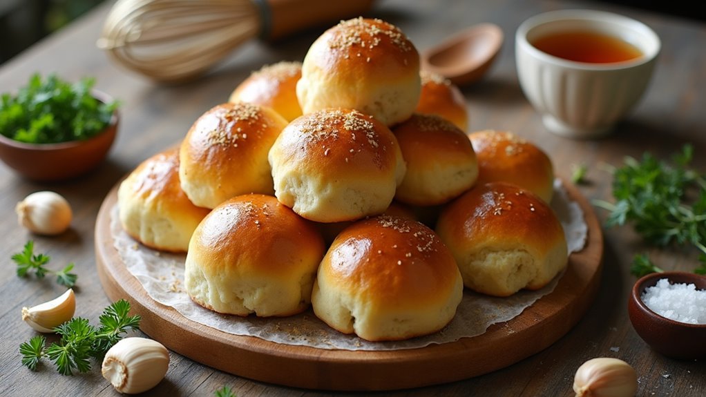 garlic butter rolls recipe