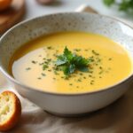 garlic infused comforting soup recipe