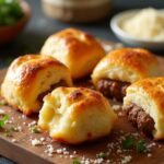 garlic parmesan burger delights