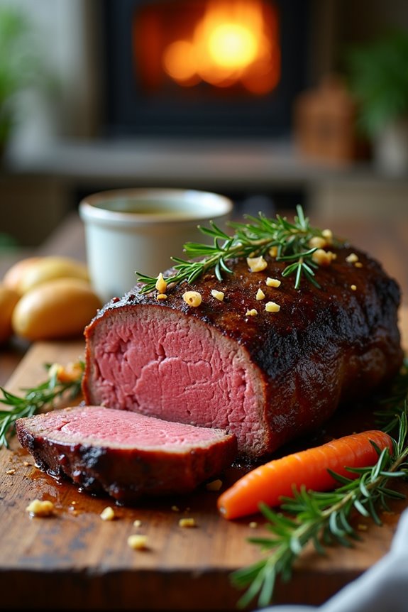 garlic rosemary beef roast