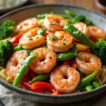 garlic shrimp stir fry