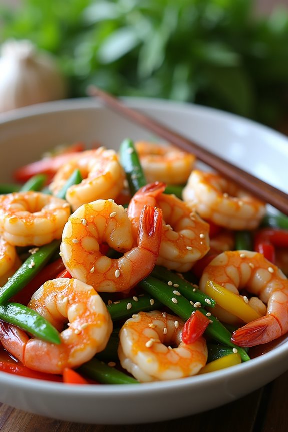 garlic shrimp stir fry recipe