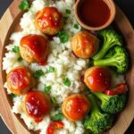 honey garlic turkey meatballs