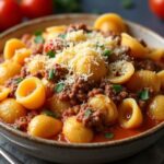 indulgent creamy pasta dish