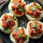 korean chicken bao buns