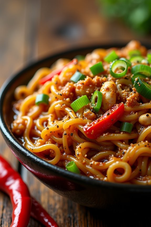 kung pao chicken noodles recipe