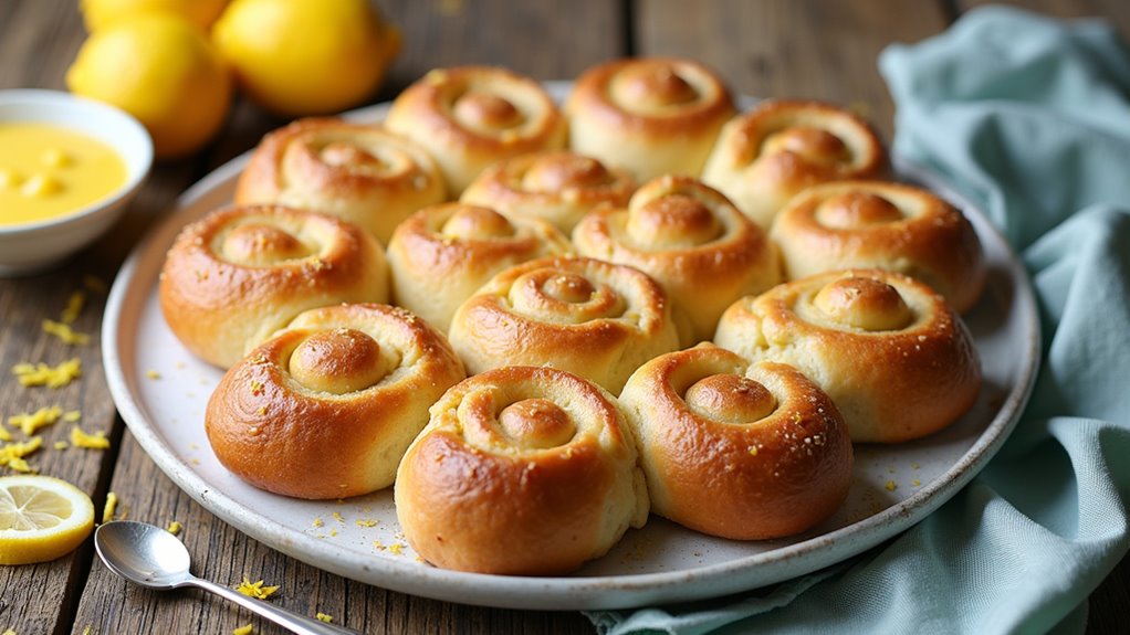 lemon curd sweet rolls