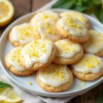 lemon flavored frosted cookie delight