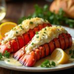 lobster tails with garlic parmesan