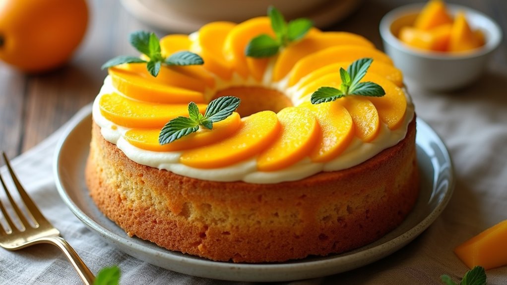 mango infused tres leches cake