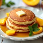 mango pancakes for breakfast