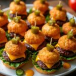 mini cheeseburger tater tots