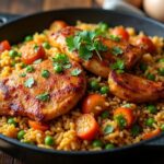 one pan honey bbq chicken