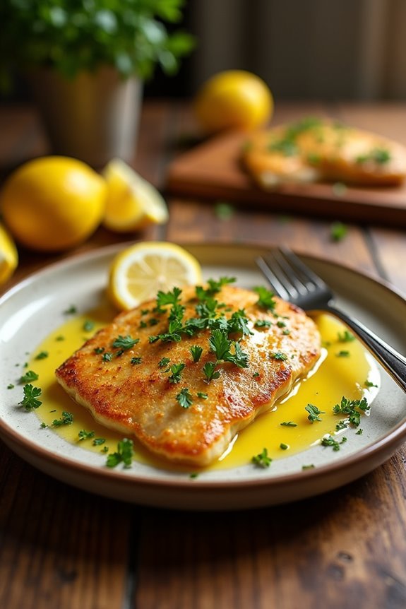 pan fried tilapia with sauce