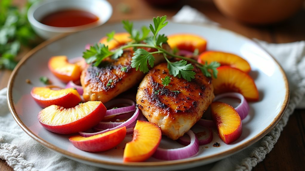 peach bbq chicken recipe