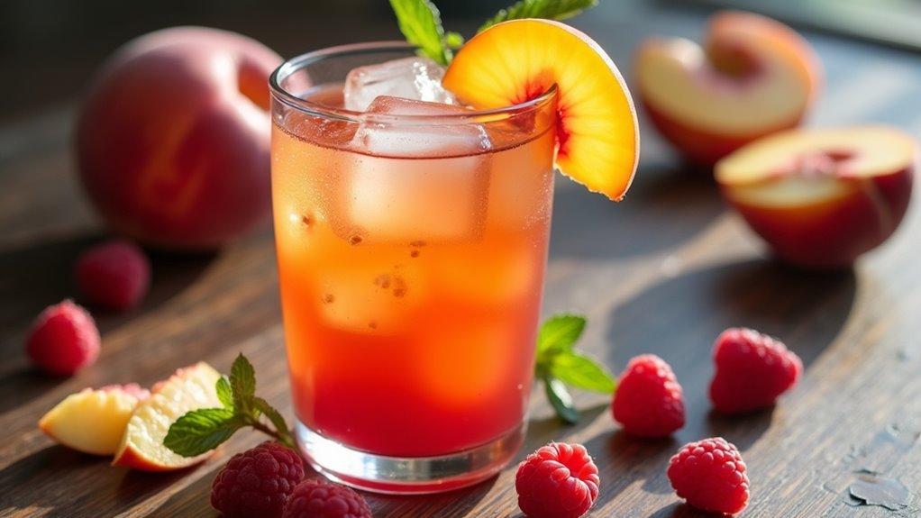 peach raspberry iced tea recipe