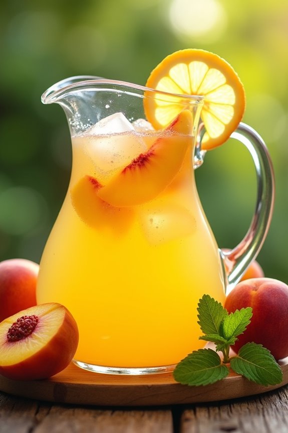 revitalizing peach lemonade recipe