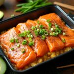 satisfying salmon sushi bake