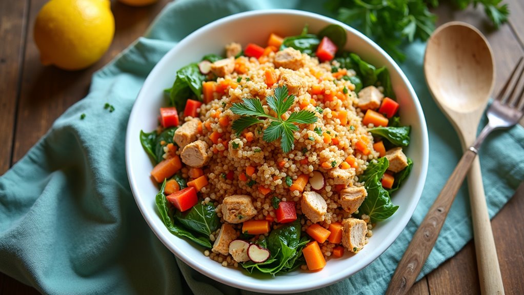 savor spicy harissa chicken salad