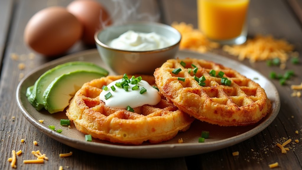 savory hashbrown chaffle recipe