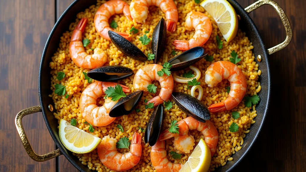 seafood paella cooking instructions