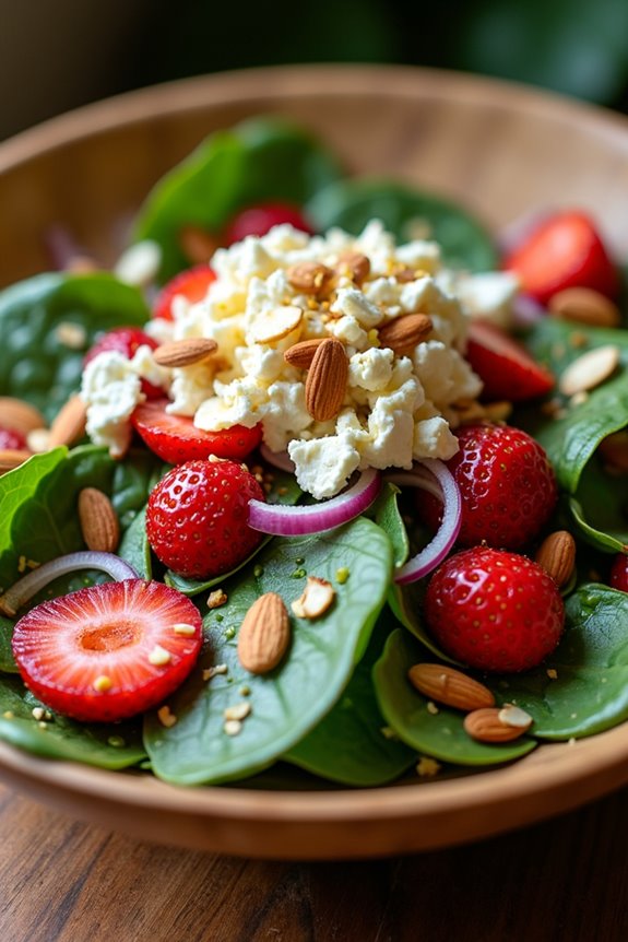 strawberry spinach salad recipe